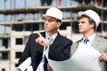 Architects explaining plans