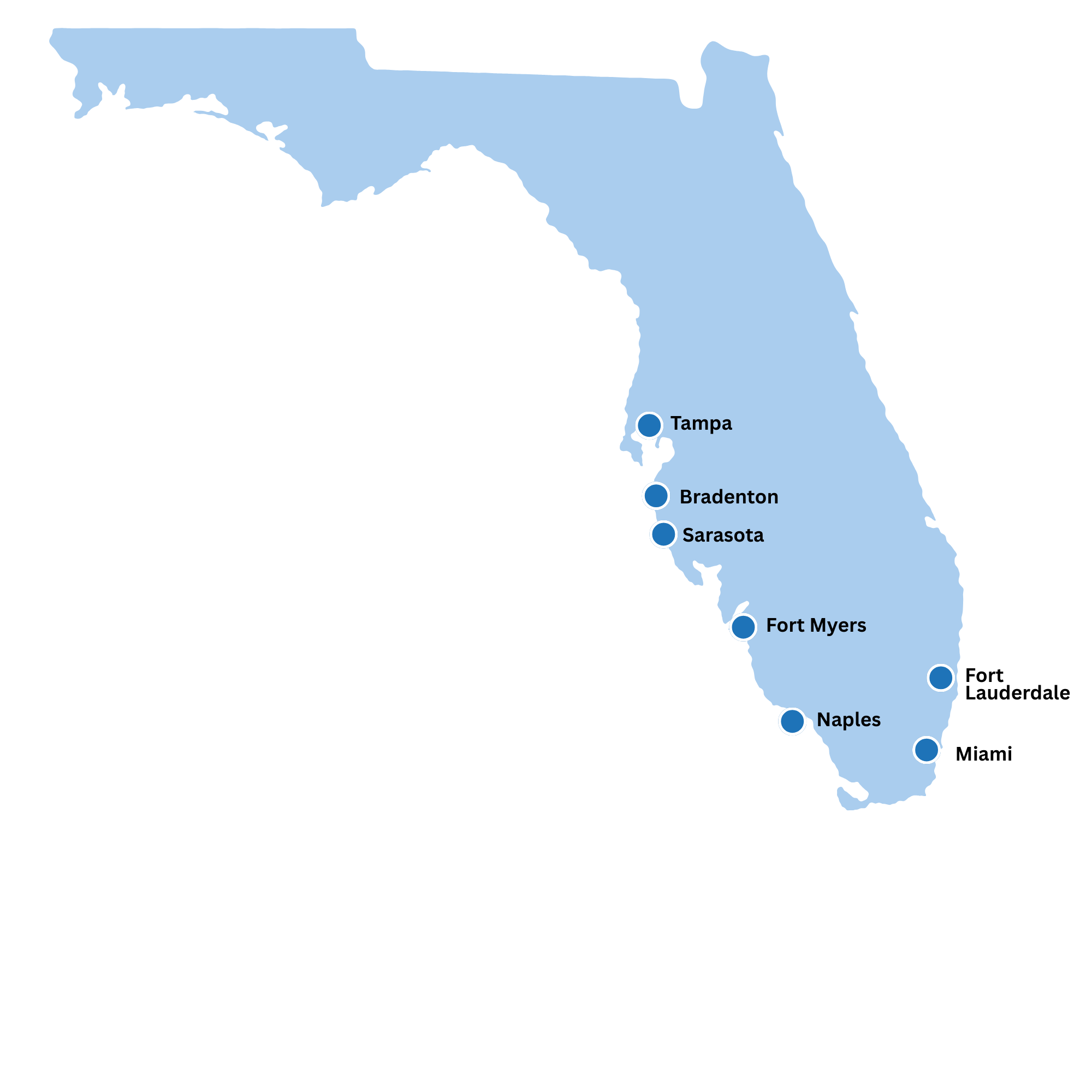 Entech Florida Map Locations