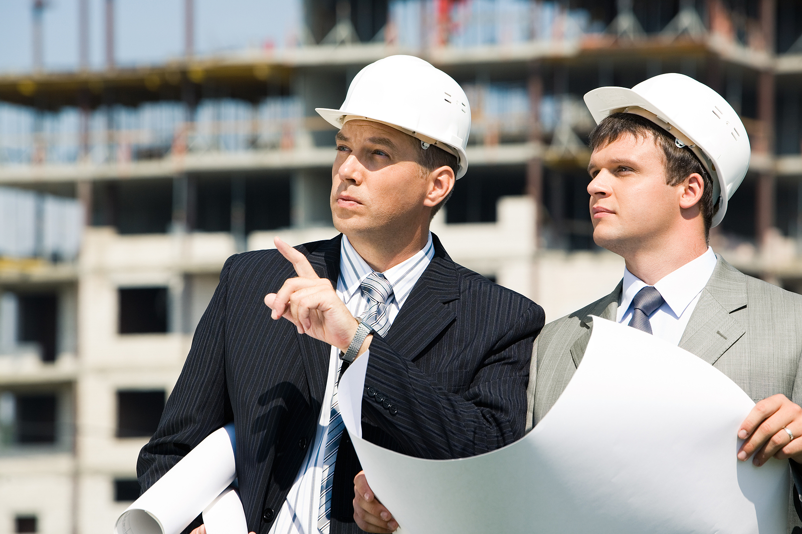 Architects explaining plans